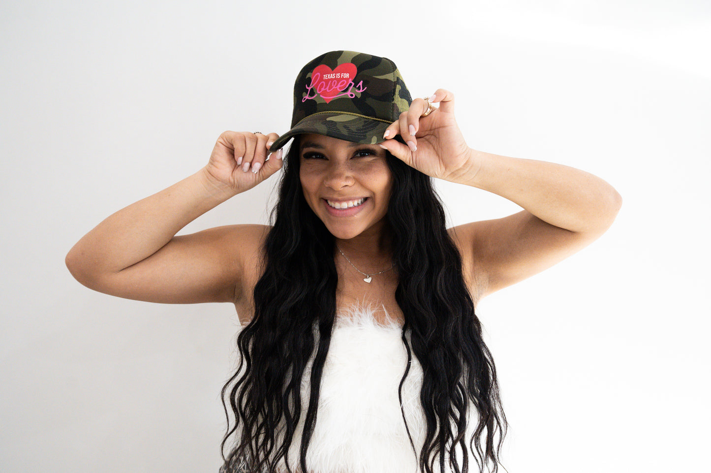 Texas is For Lovers Camo Hat